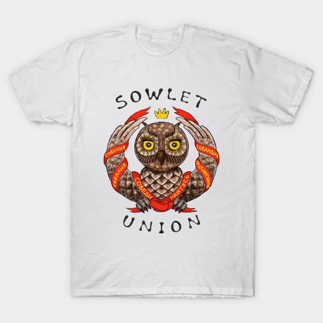 Sowlet Union T-Shirt by Chentzilla